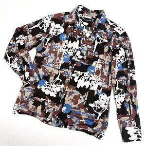 Men’s Vintage 1970s Johnny Miller Disco Shirt - Size XL